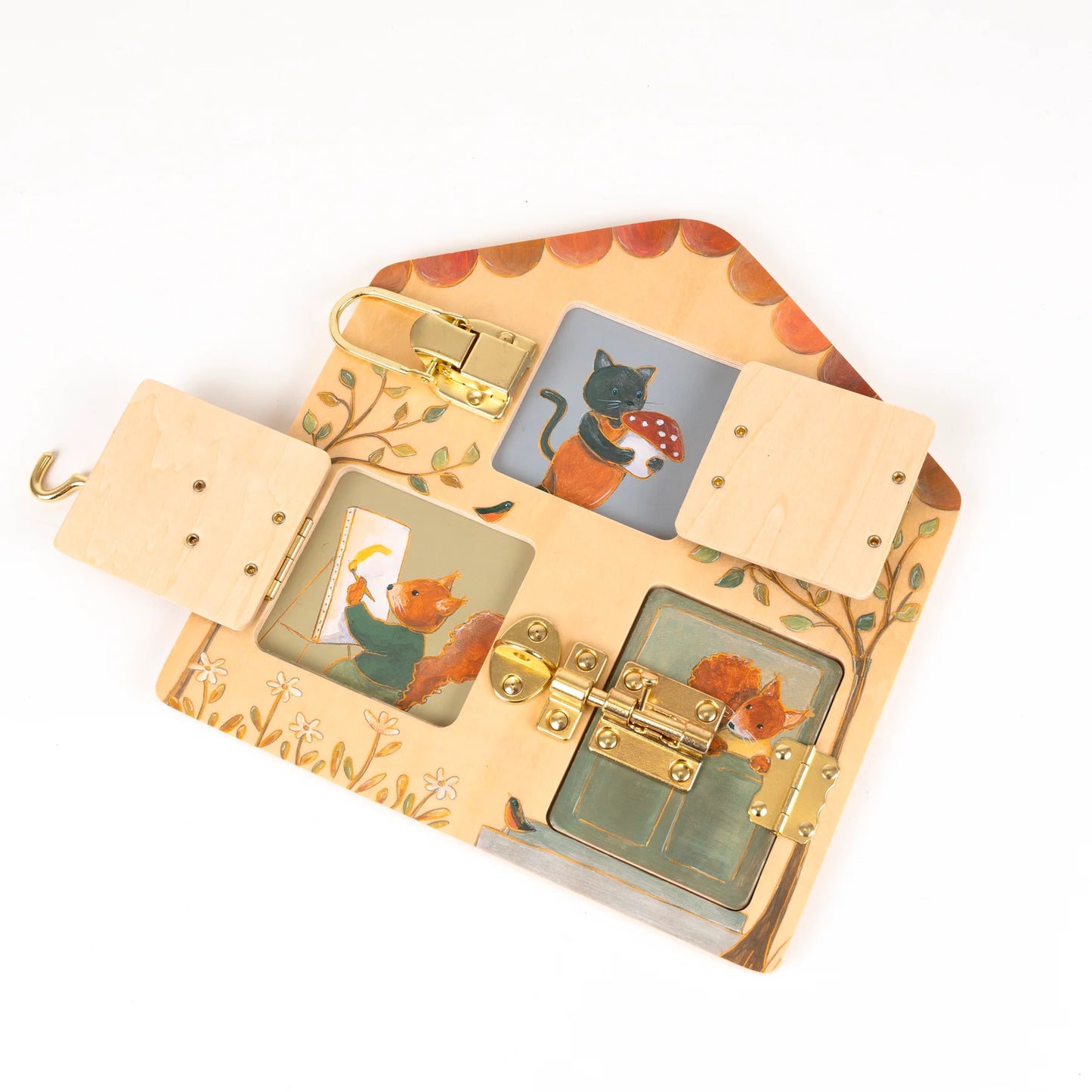 Small latches board friends