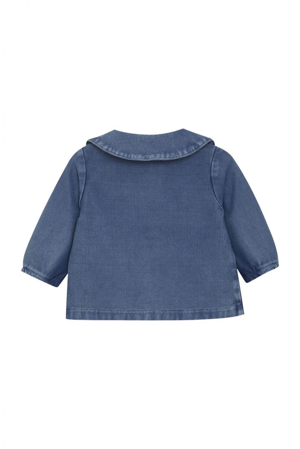 Taylor Long Sleeve Blouse - Blue Denim