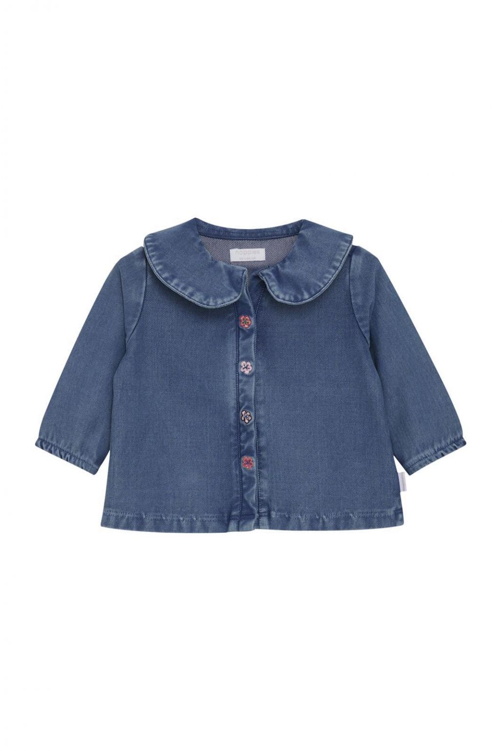 Taylor Long Sleeve Blouse - Blue Denim