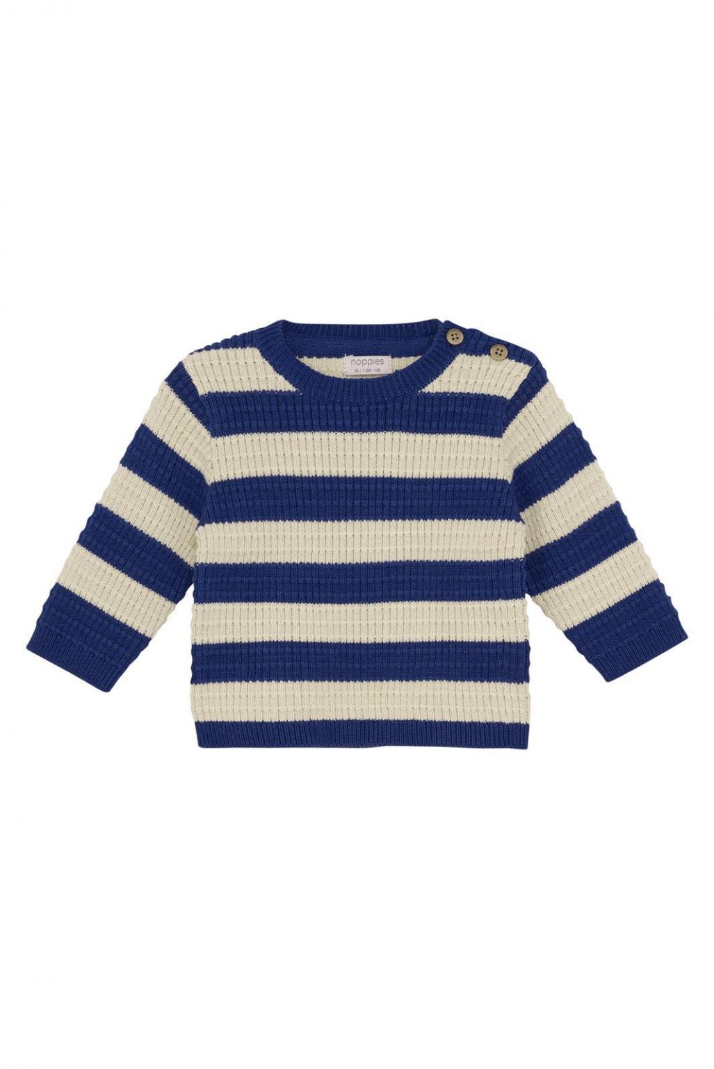 Segesta Long Sleeve Pullover - Blue Stripe