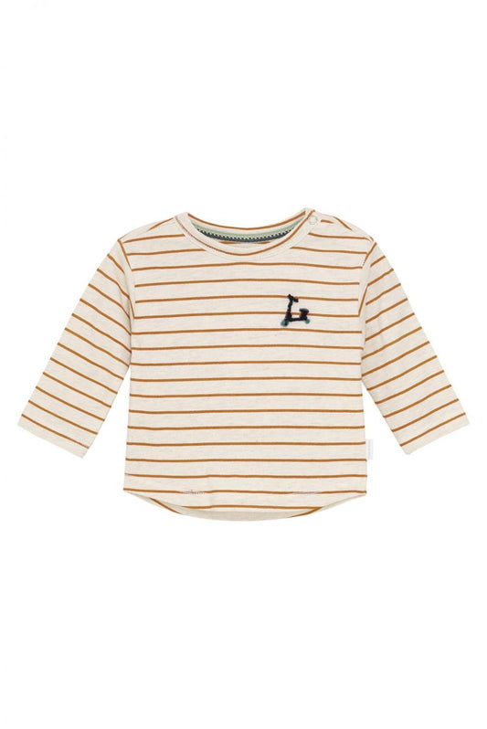 Sanborn Long Sleeve - Off White Stripe
