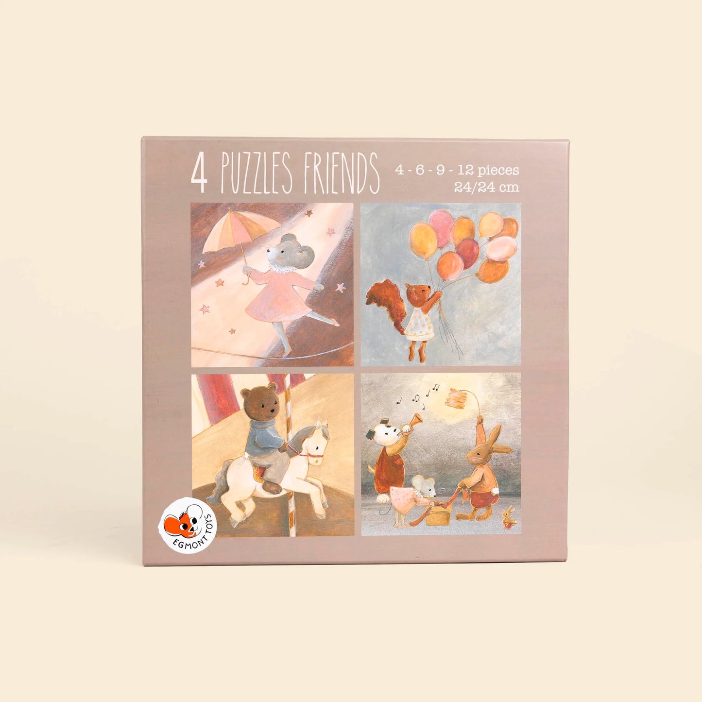 Animal Friends Puzzles (Set of 4)