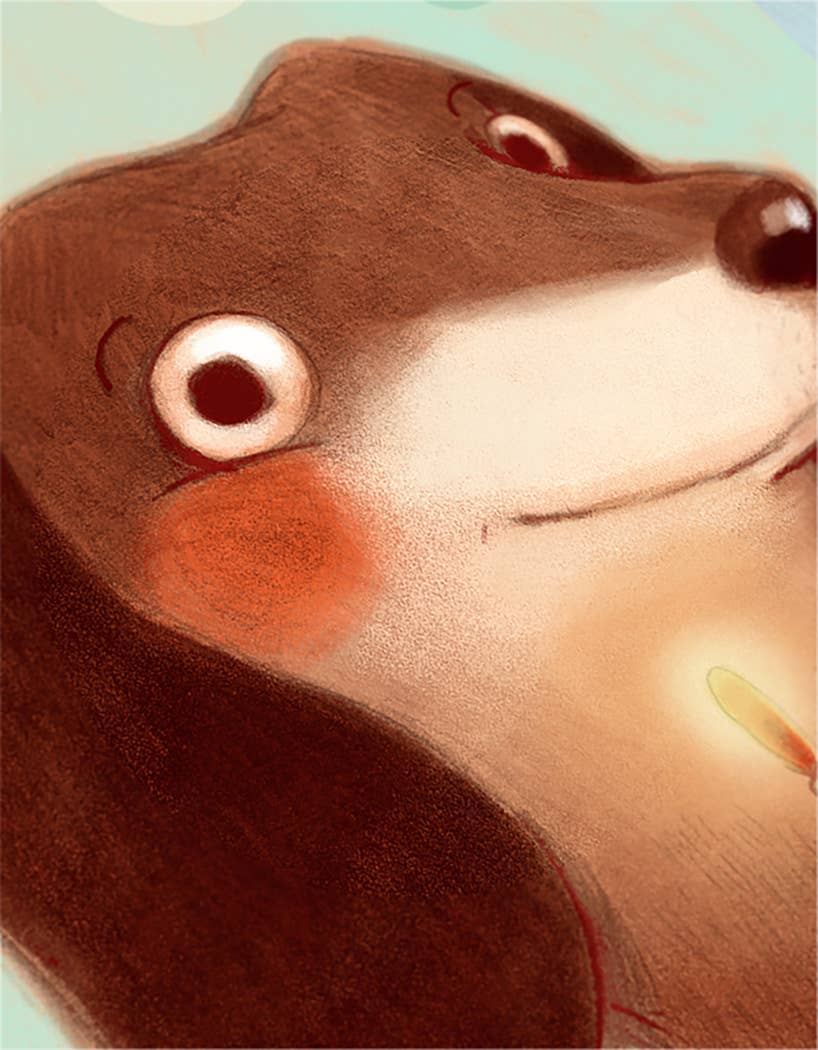 DACHSHUND WITH LITTLE CAKE Birthday Card