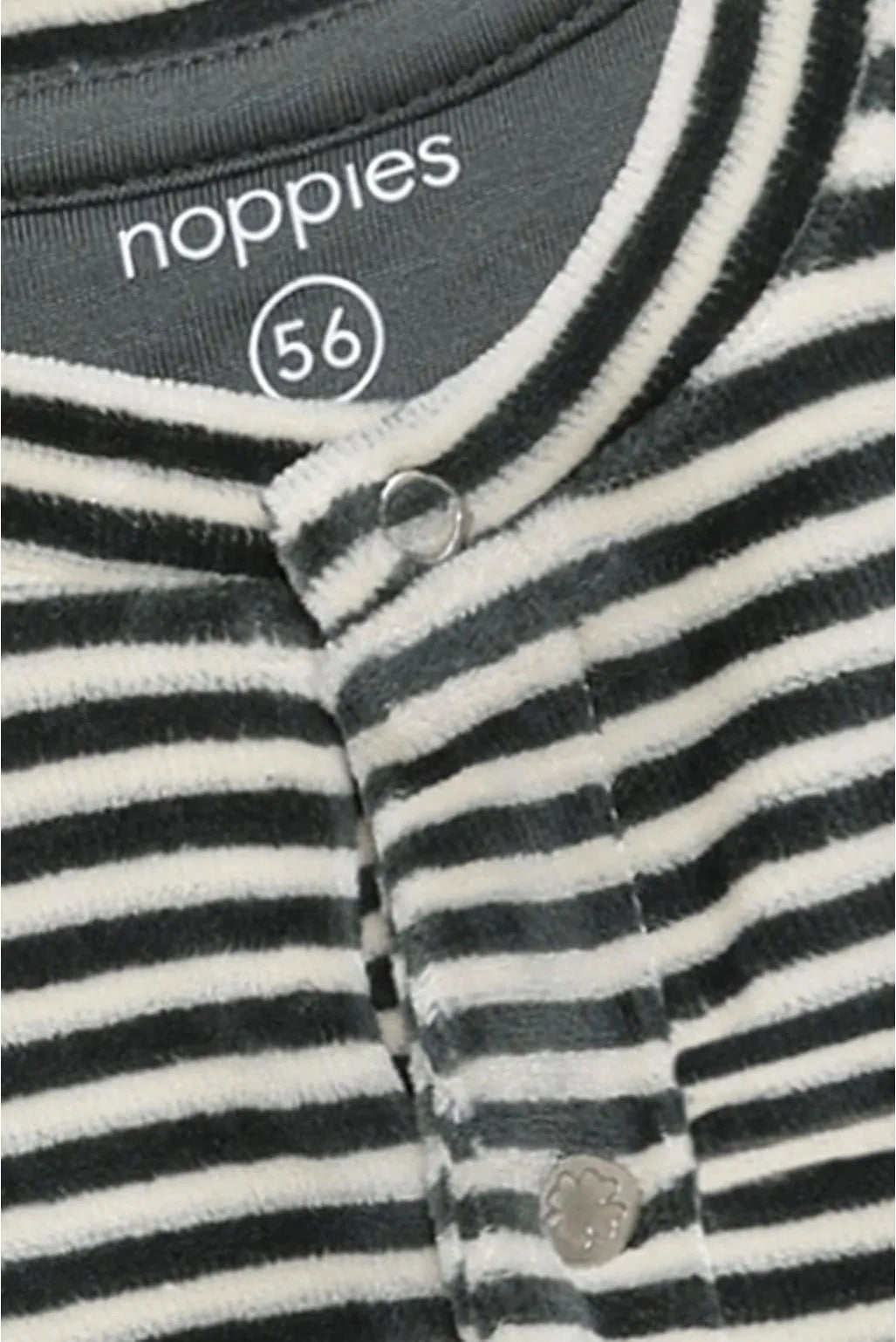 Noppies Newborn Play suit stripe - Balsam Green
