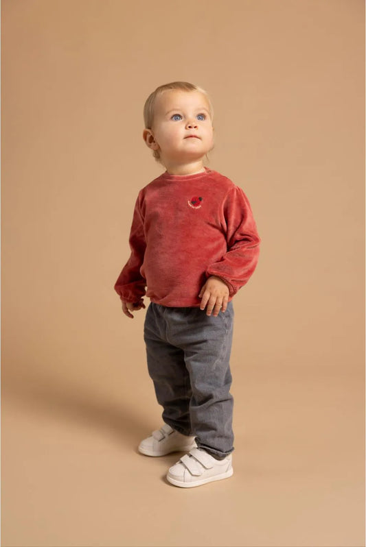 Noppies Baby Sweater - Dusty Cedar