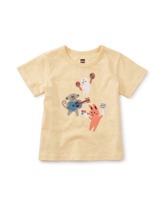 Party Monkeys  Graphic Baby Tee
