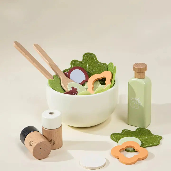 Wooden Salad Playset