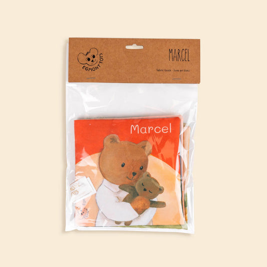 Marcel the bear fabric book