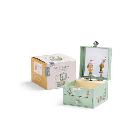 Trois Petits Lapins - Musical Jewellery Box