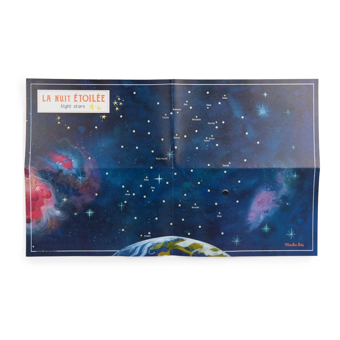 L'Explorateur Sky Chart with Stickers