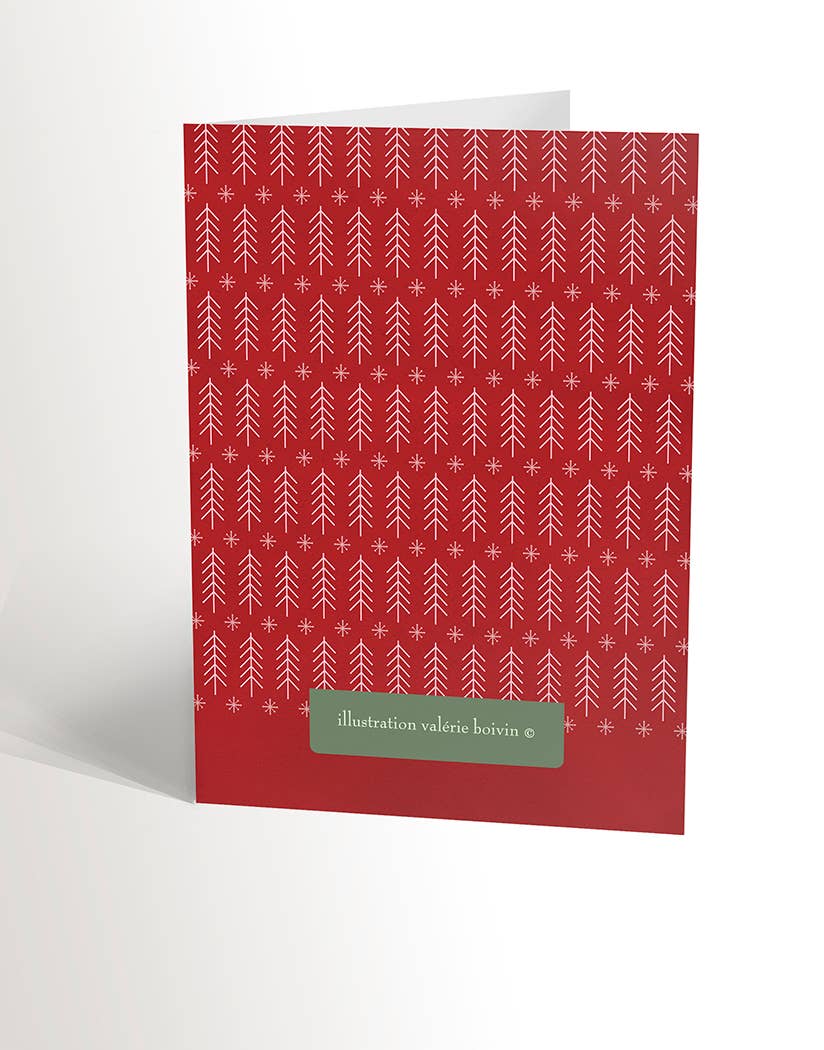 UNDER THE MISTLETOE Christmas Card