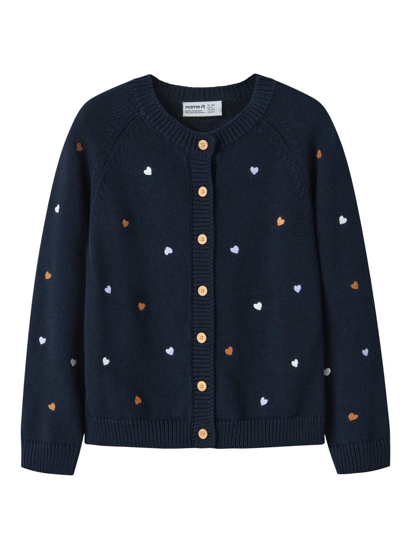 Organic Knit Cardigan - Navy - Name it