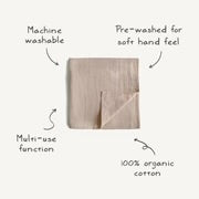 Extra Soft Muslin Swaddle- Whales