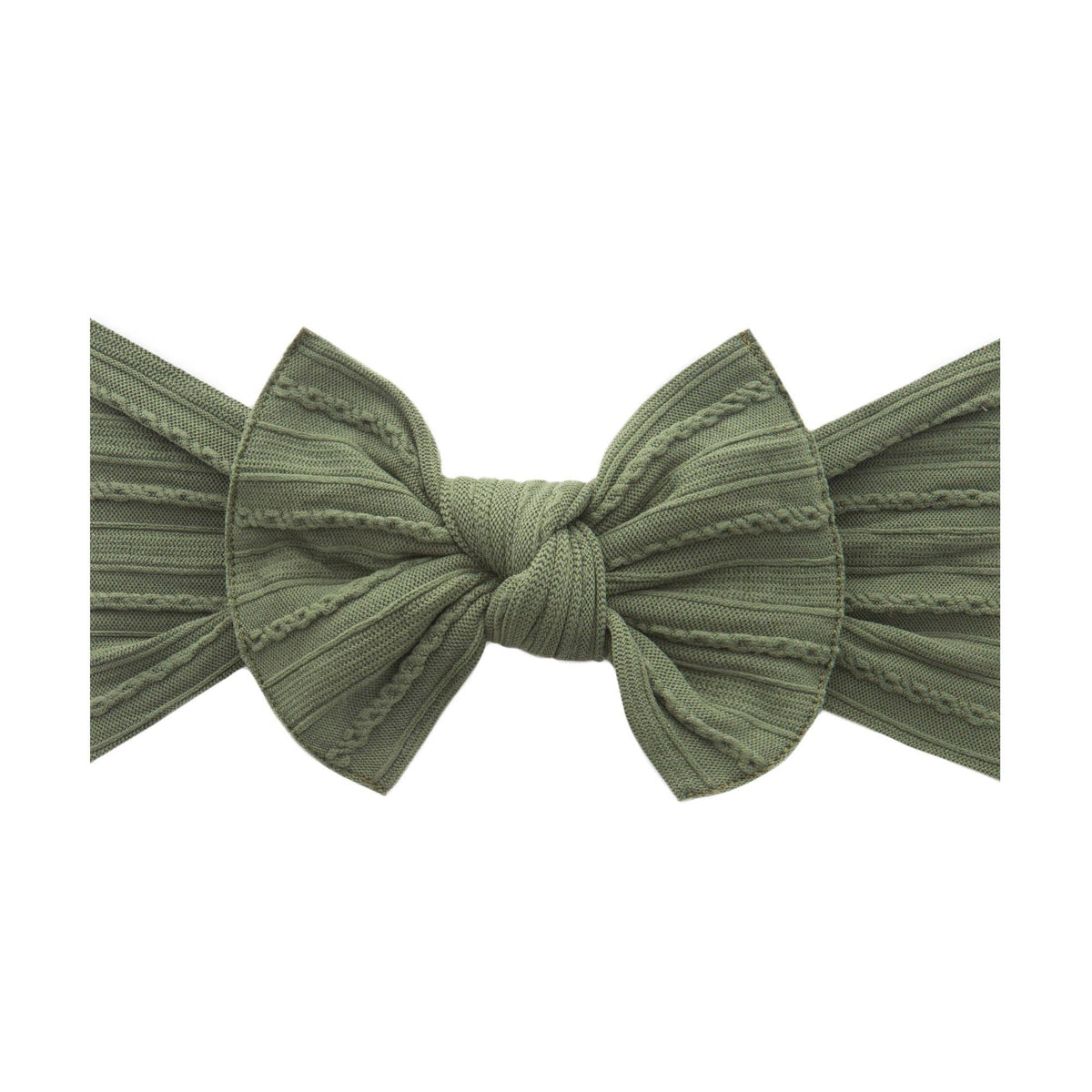 Cable Knit Knot Soft Nylon Headband