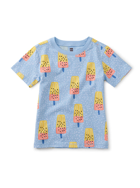 Printed Pocket Tee - Tropical Popsicles