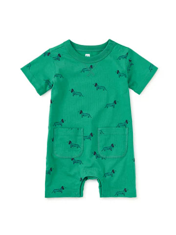 Double Pocket Baby Romper