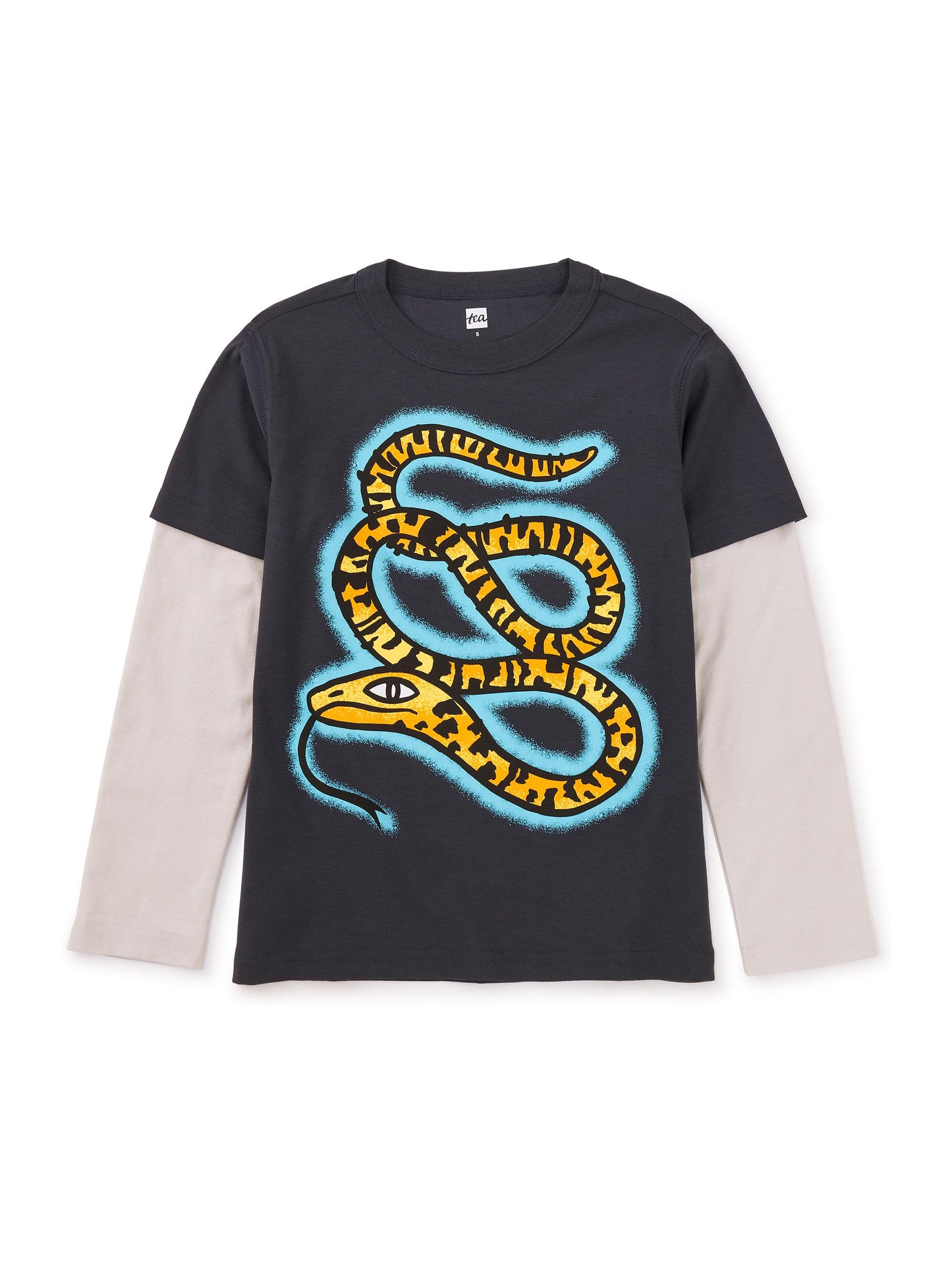 Snake Layer Sleeve  Graphic Tee