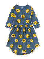 Long Sleeve Midi Dress - Smile a While