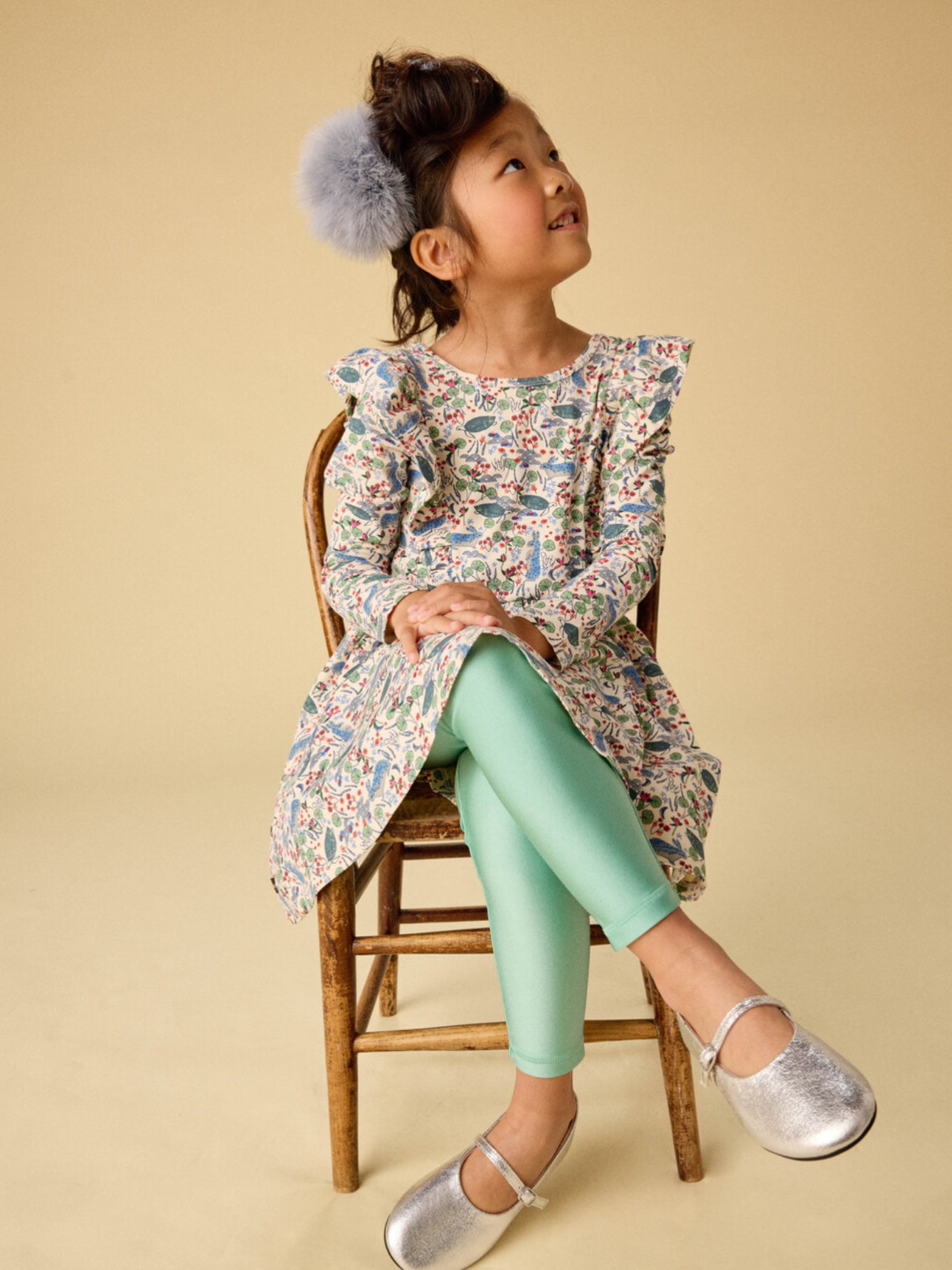 Ruffle Shoulder Ballet Dress - Rabbit&Turtle Folktale