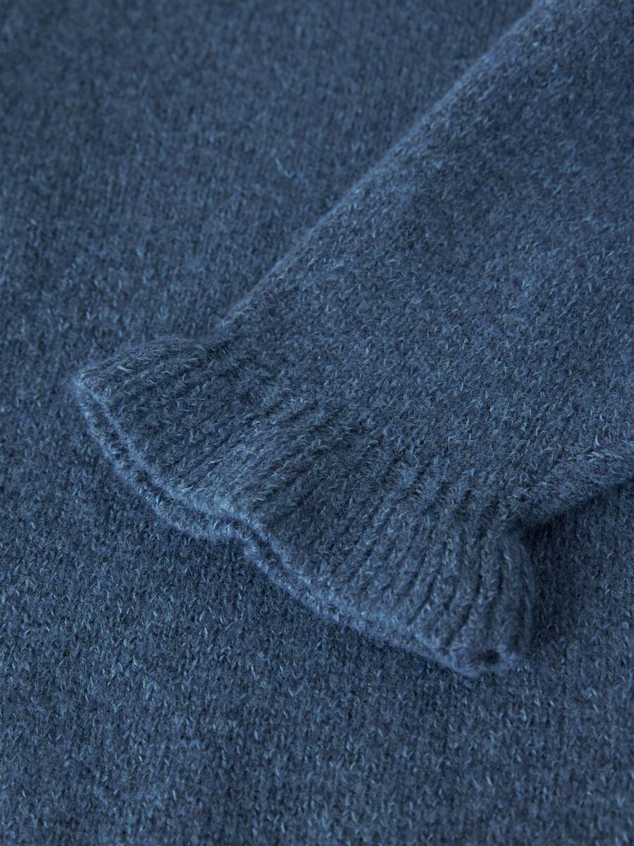 Knitted  pullover - Vintage indigo