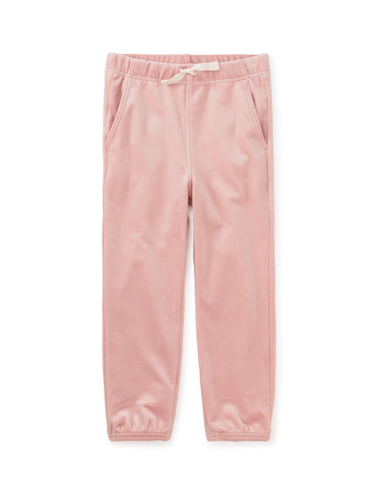 Very Velour Toddler Joggers - Cameo Pink