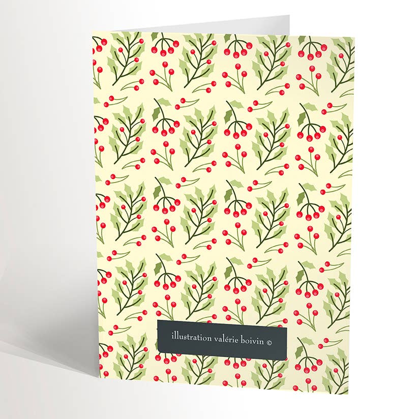 GREEDY SANTA CLAUS Christmas Card