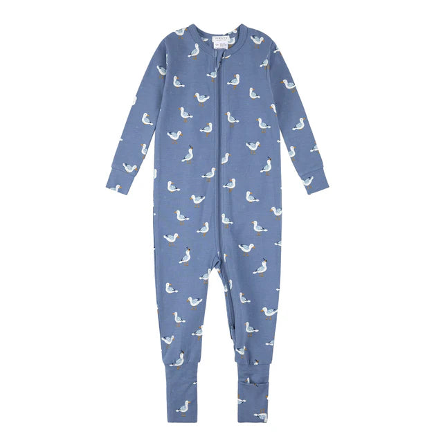 Convertible Sleeper - Sailboat Seagull Pajamas