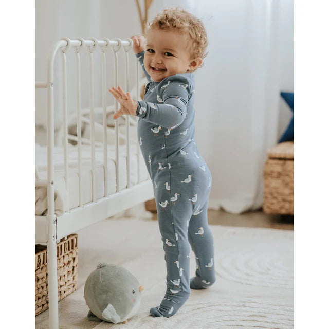 Convertible Sleeper - Sailboat Seagull Pajamas