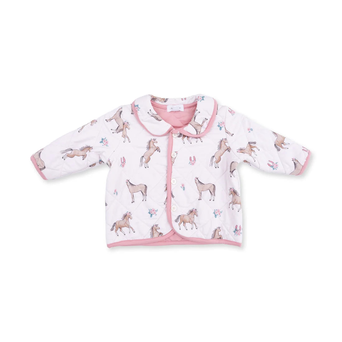 Quilted Jacket - I Love Horses