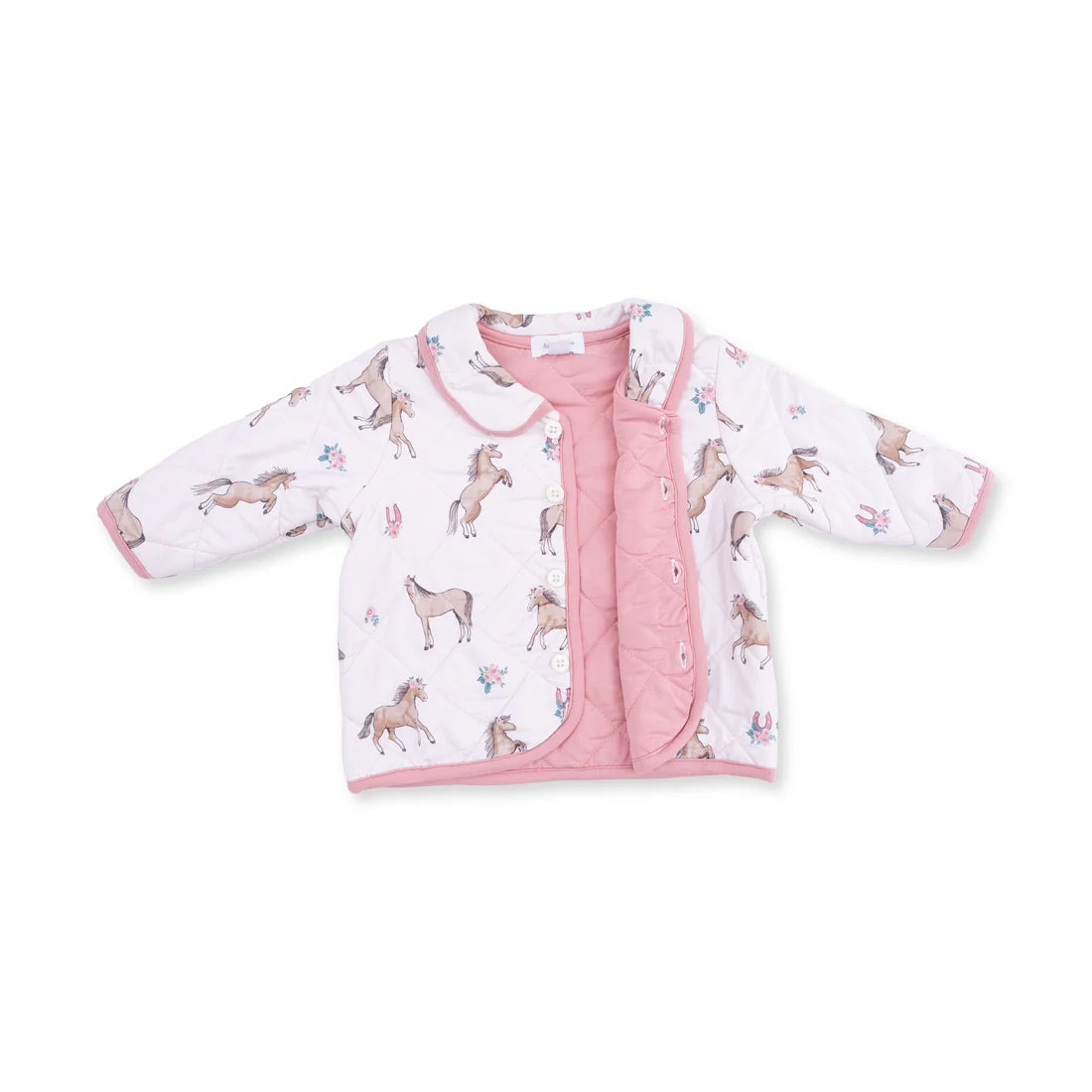 Quilted Jacket - I Love Horses