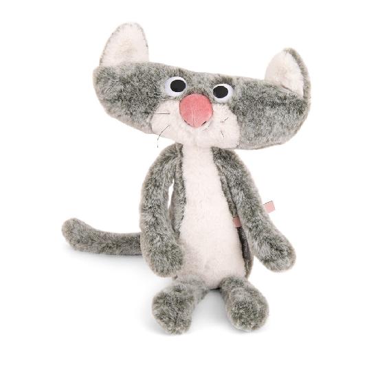 L'ecole des loisirs - Chaplapla de Chien Pourri - Flat Cat Soft Toy Chaplapla