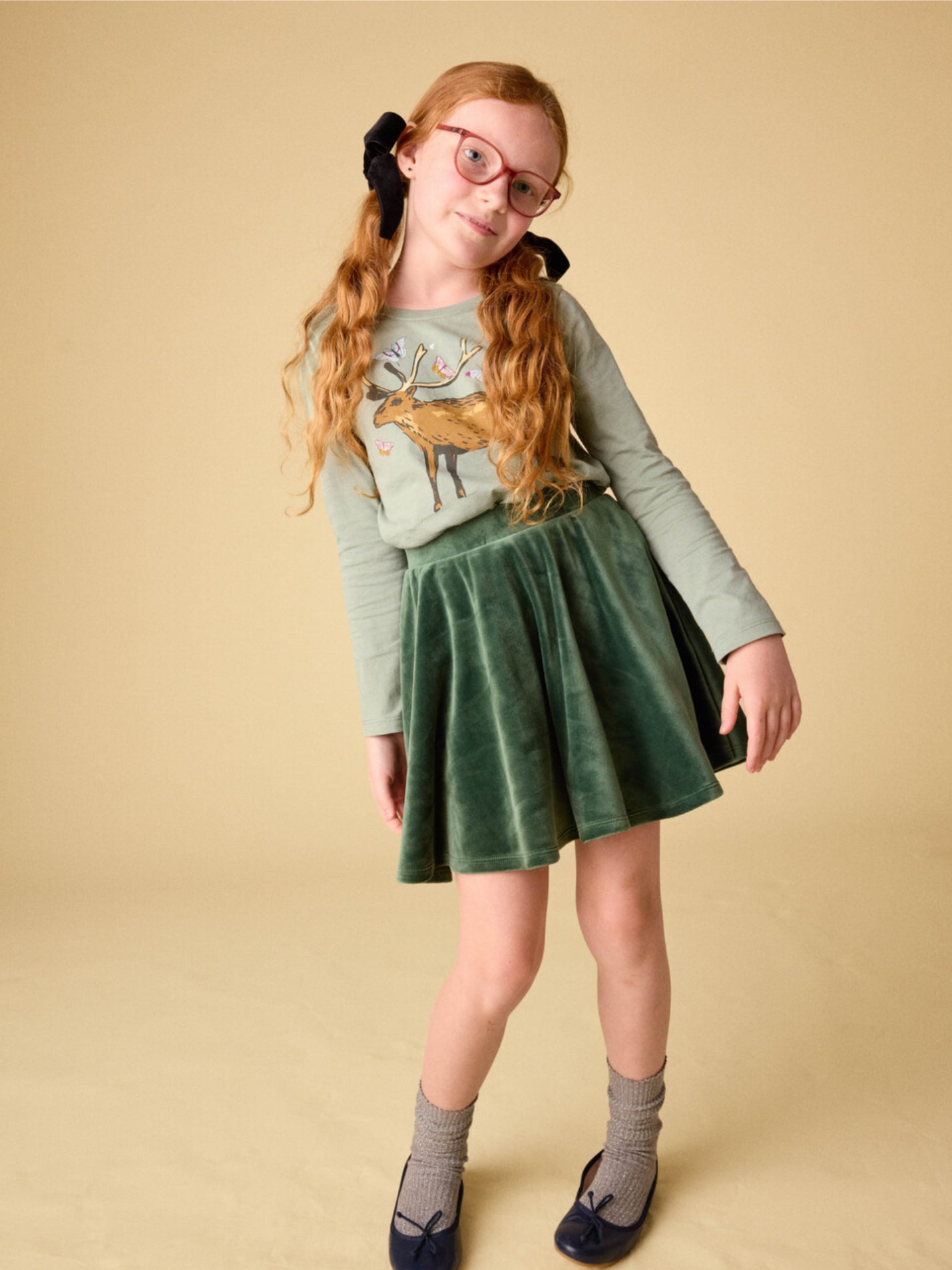 Deer&Butterflies - Graphic Tee