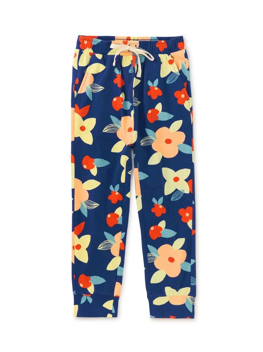 Printed Stretchy Everyday Toddler Jogger - Turkish Coastal Floral