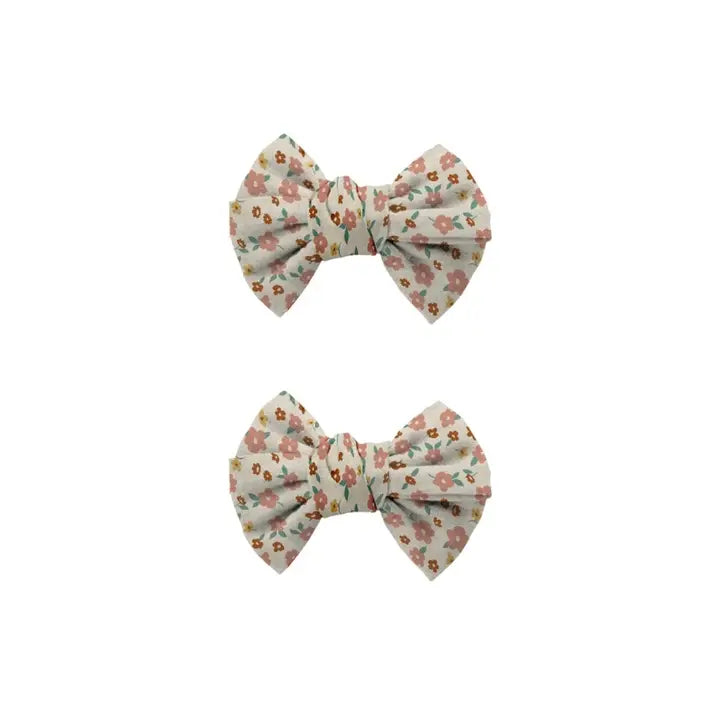 Pigtail Bow Hair Clips