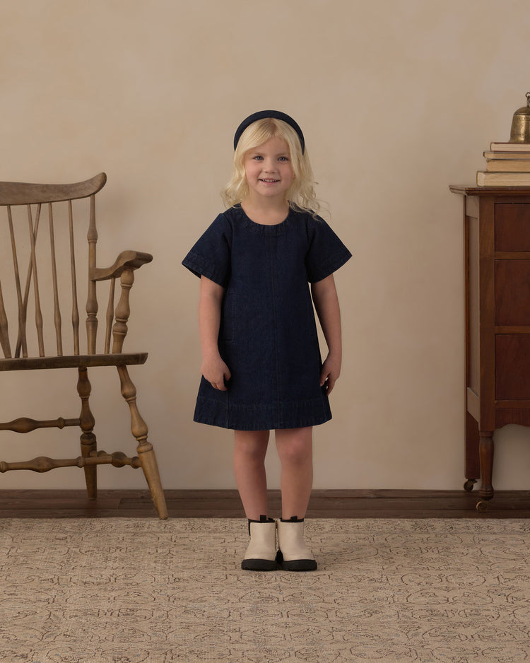 Savannah Dress Dark Indigo
