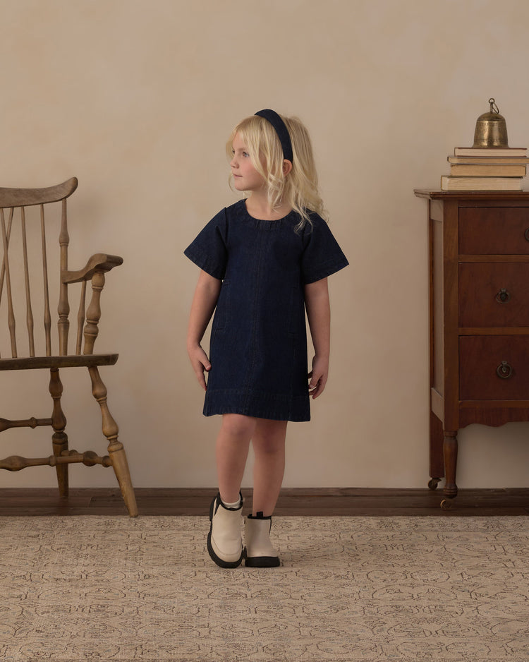 Savannah Dress Dark Indigo