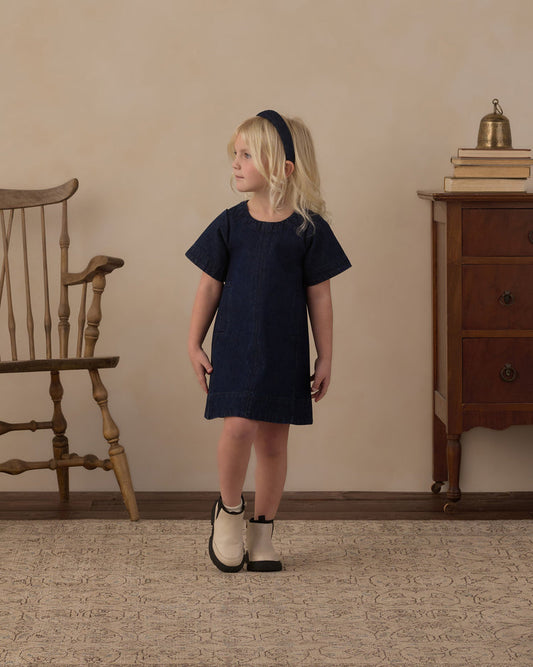 Savannah Dress Dark Indigo