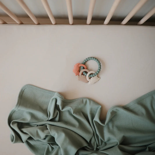 Dino teething ring-Mushie