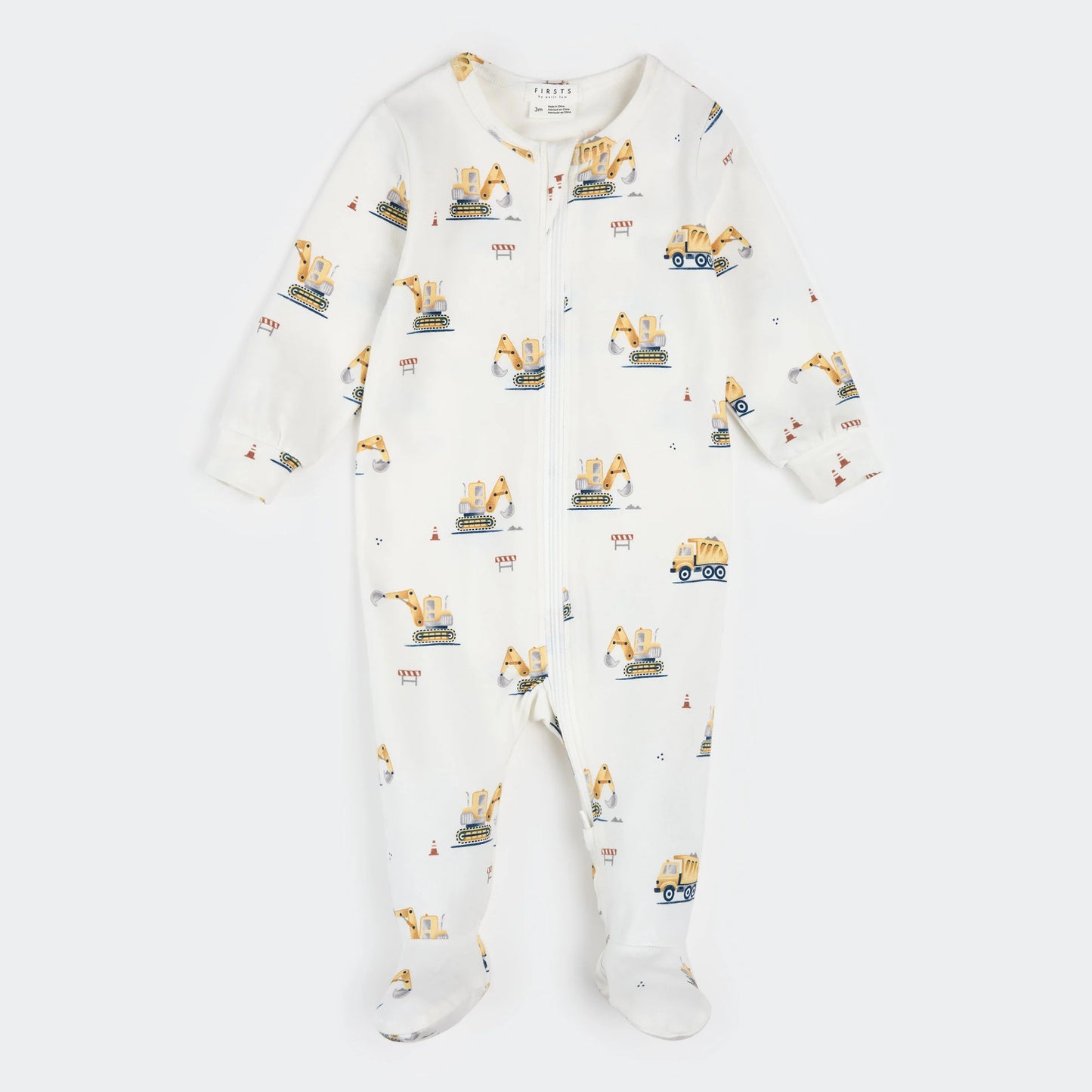 Diggers Print  On Off-White Sleeper