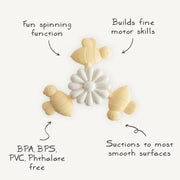 Bee Sunshine Suction Spinner Toy-Mushie
