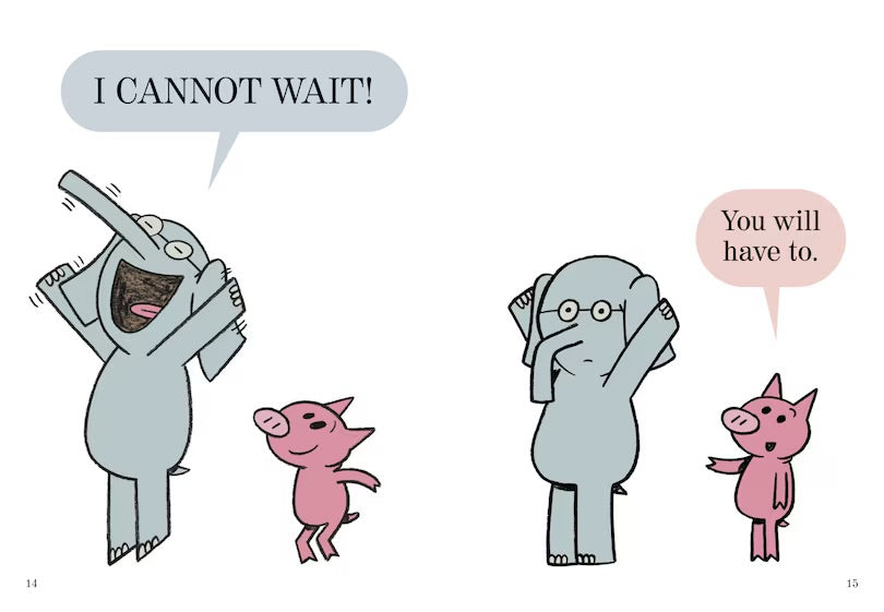 Waiting Is Not Easy! - An Elephant And Piggie Book