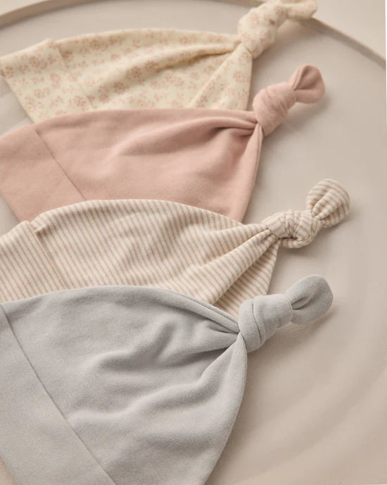 Knotted Baby Hat - Blush