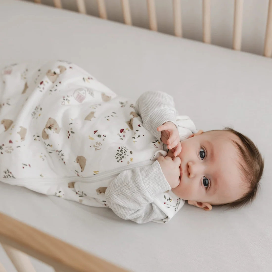 Quilted bamboo sleep sack - Bears