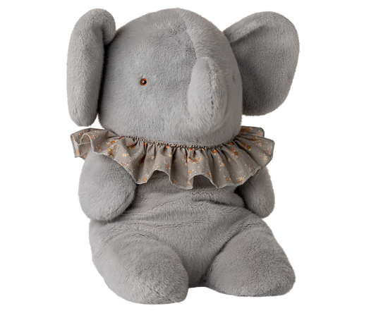 Elephant Plush Big - Blue/grey
