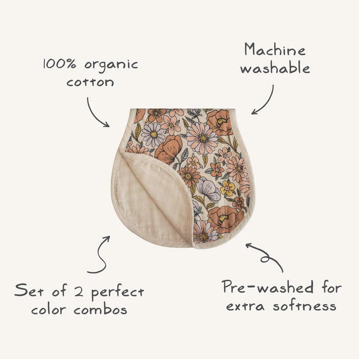 Organic Cotton Muslin Burp Cloth
