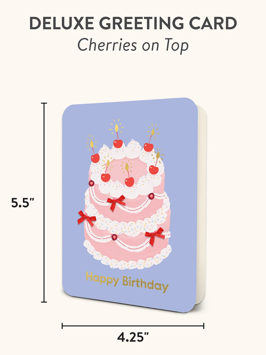 Cherries on Top Deluxe Greeting Cards