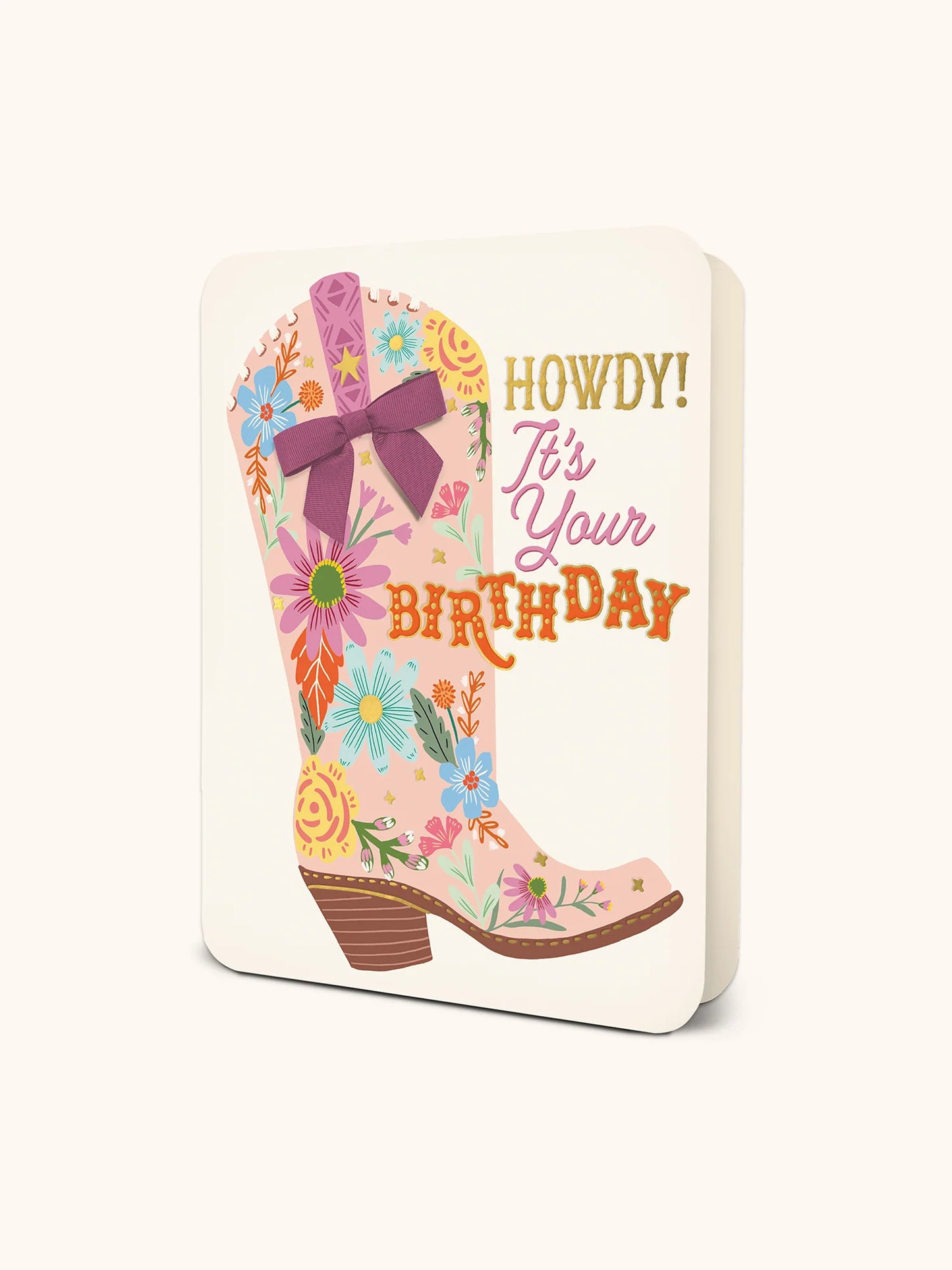 It's Your Boot-Day! Deluxe Greeting Card