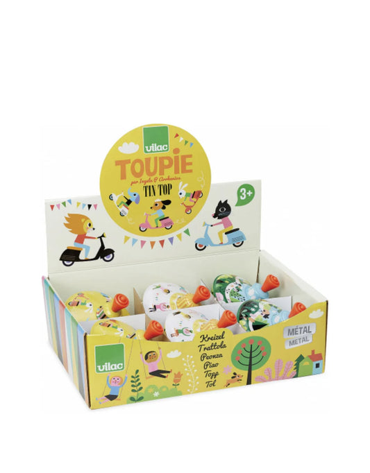 Tin Tops - Metal Spinner Tops