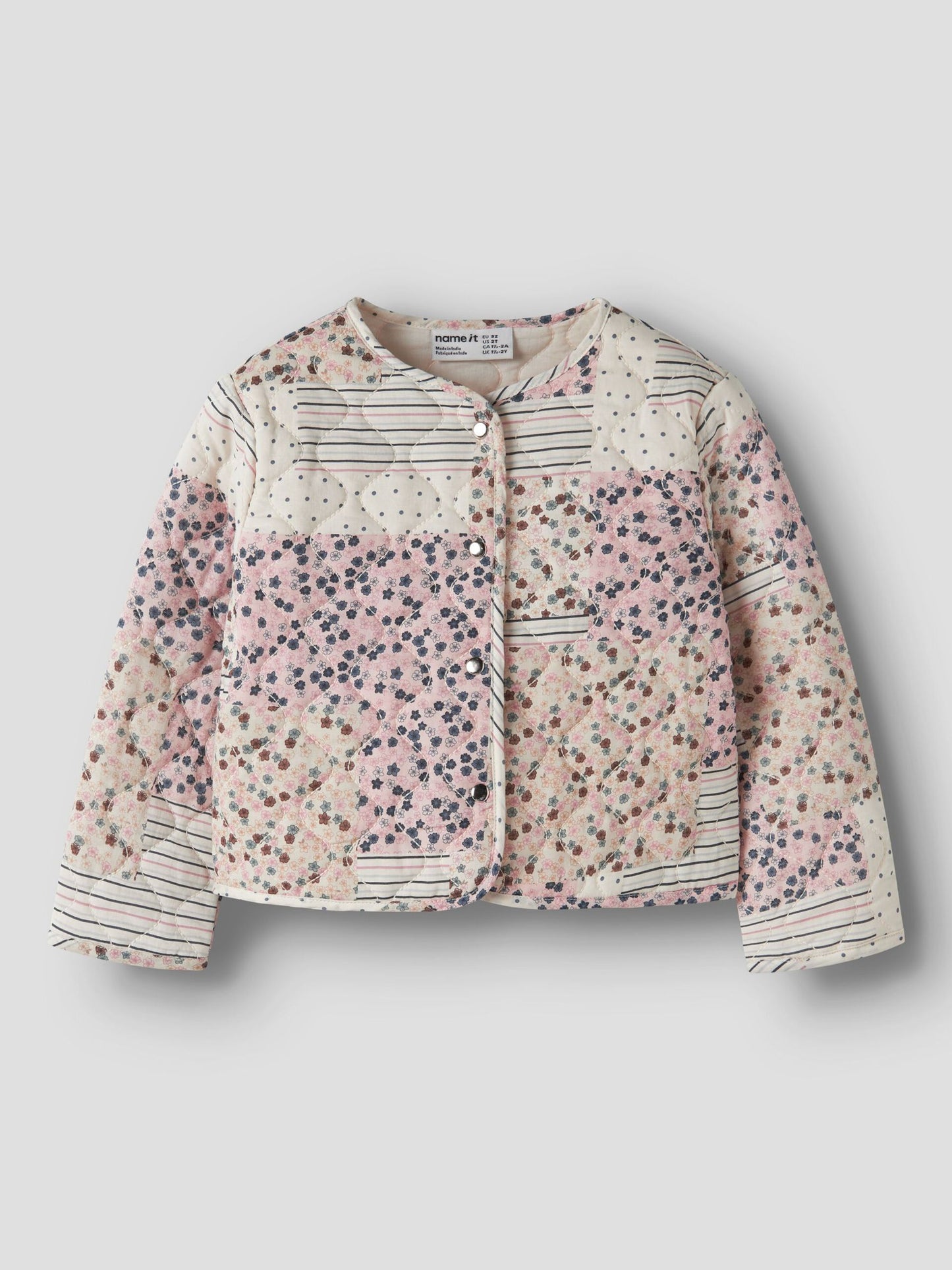 Quilted Shacket - Antique White
