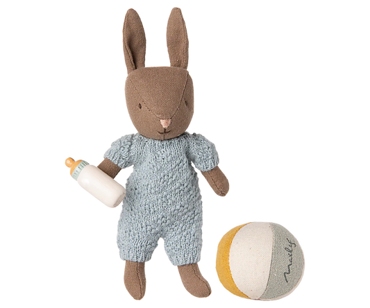 Micro Rabbit Set-Brown-Blue